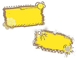 蹩脚的边框的插图