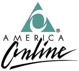 America Online logo设计欣赏 软件和硬件公司标志 - America Online下载标志设计欣赏
