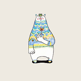 位图 插画 时尚插画 插画师 MR.morning 免费素材