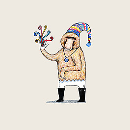 位图 插画 时尚插画 插画师 MR.morning 免费素材