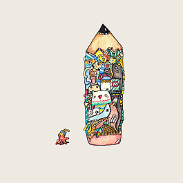 位图 插画 时尚插画 插画师 MR.morning 免费素材