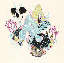 插画 插画师 Yellena James 澳洲 免费素材