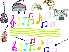 音符乐器图片