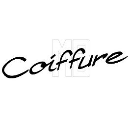 MB Coiffure logo设计欣赏 国外知名公司标志范例 - MB Coiffure下载标志设计欣赏