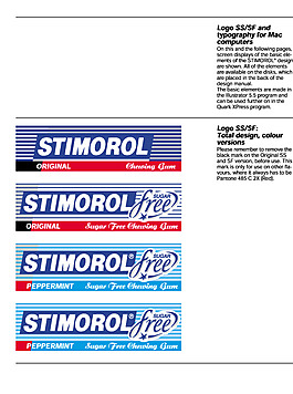 Stimorol packs SS-SF logo设计欣赏 Stimorol包的SS -科幻标志设计欣赏
