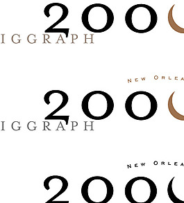 Siggraph 2000 logo设计欣赏 2000年的SIGGRAPH标志设计欣赏
