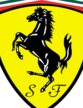 ferrari 2 logo设计欣赏 法拉利2标志设计欣赏