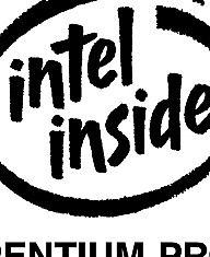 Intel PentiumPro logo设计欣赏 英特尔PentiumPro标志设计欣赏