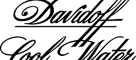Davidoff Cool Water logo设计欣赏 大卫杜夫冰水标志设计欣赏