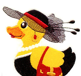 贴布 鸭子 免费素材