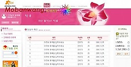 粉红色主题产品网页模板