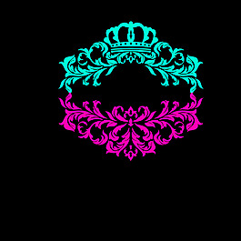 皇冠花纹