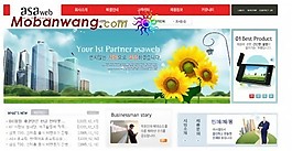 全球商务企业网站模板