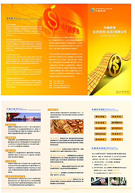投资公司折页