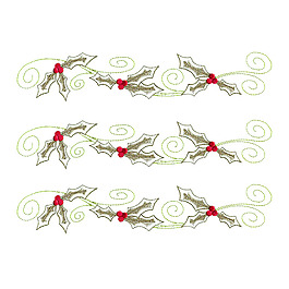 绣花 花边 生活元素 圣诞节 花纹 免费素材