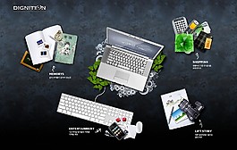 个人信息引导页网页模板