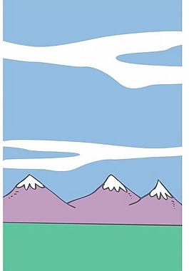 自然风景矢量图