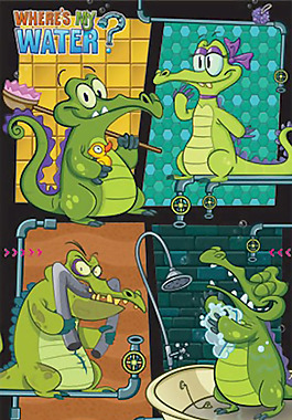 小鳄鱼爱洗澡迪士尼图片