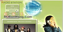 欧美音乐时尚网页模板