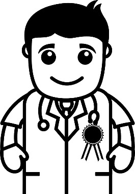 最好的医生 医疗的卡通人物