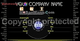 欧美黑色个人网页模板