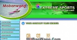 极限运动俱乐部网页模板