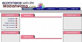 企业电子商务网页模板