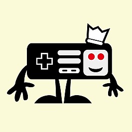 印花矢量图 可爱卡通 皇冠 机器 色彩 免费素材