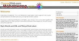 orage个人网页模板