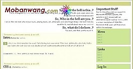 个人BLOG网页模板