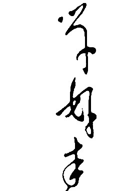 毛泽东题字图片