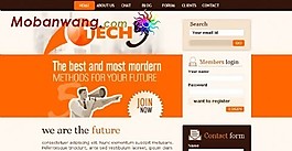 个人科技工作室BLOG网页模板