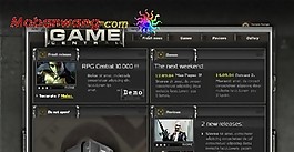 枪战游戏网页模板