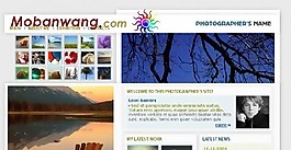 照片影集网页模板