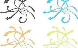 潮流动感箭头元素