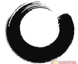 墨点水墨线条素材