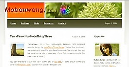 自然研究主题BLOG网页模板