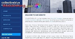 蓝色企业介绍动态网页模板