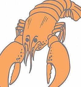 龙虾矢量图