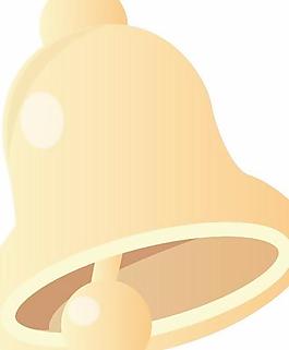 卡通铃铛矢量图