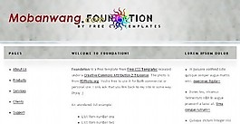 渲染底纹公司信息网页模板