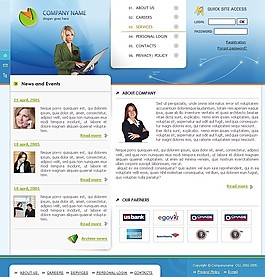 企业动态介绍网页模板