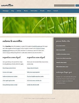 麻布复古质感背景网页模板