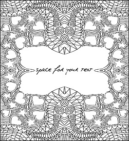 手绘背景矢量插画