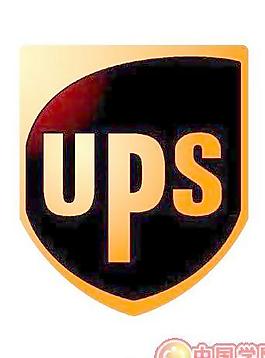 矢量UPS快递