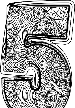 衬线字体的矢量插图