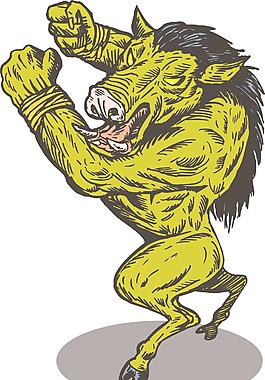野猪野猪人复古