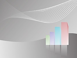 与波的利润和收益显示业务图