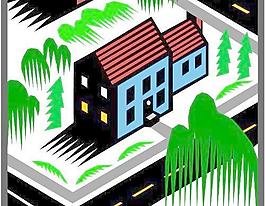 矢量建筑物