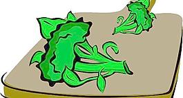 蔬菜水果卡通漫画